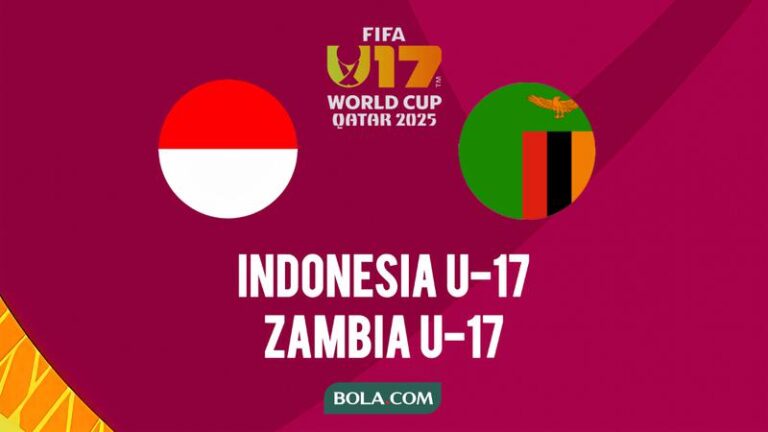 Jadwal Pertandingan Indonesia vs Zambia