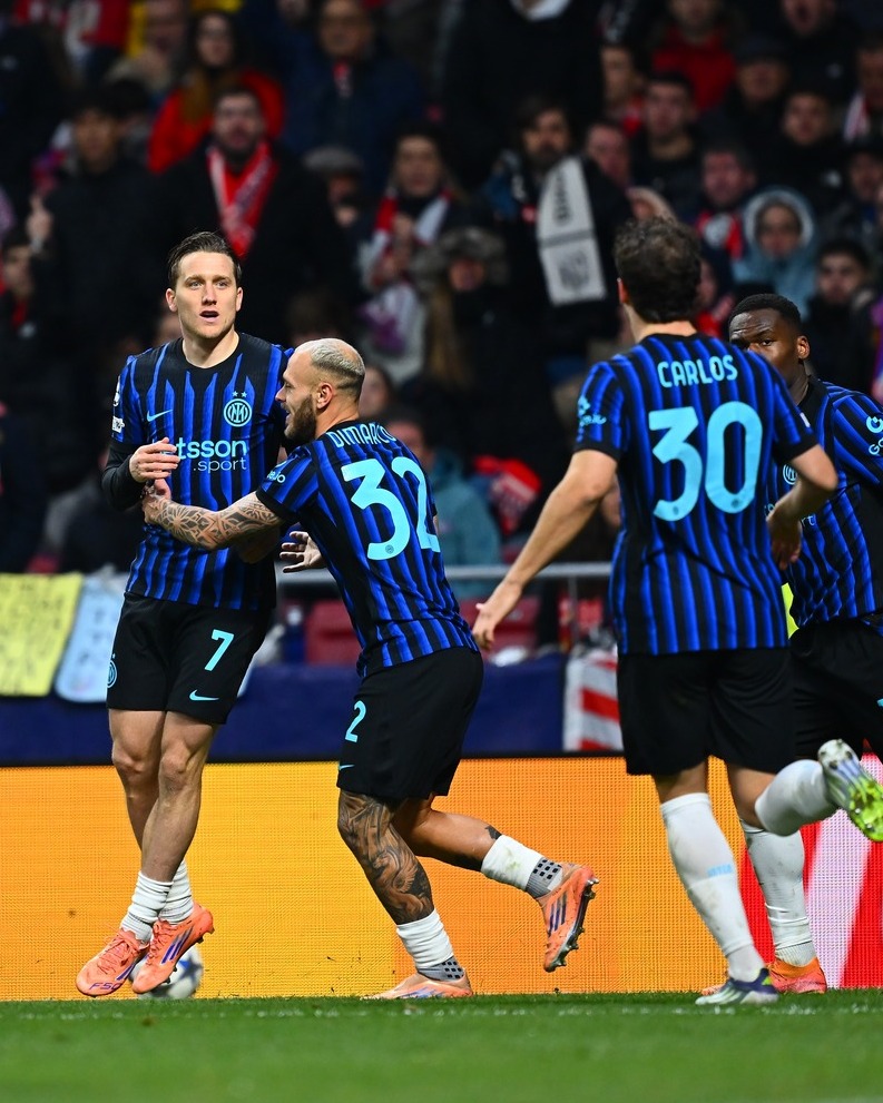 Hasil Pertandingan Atlético Madrid vs Inter