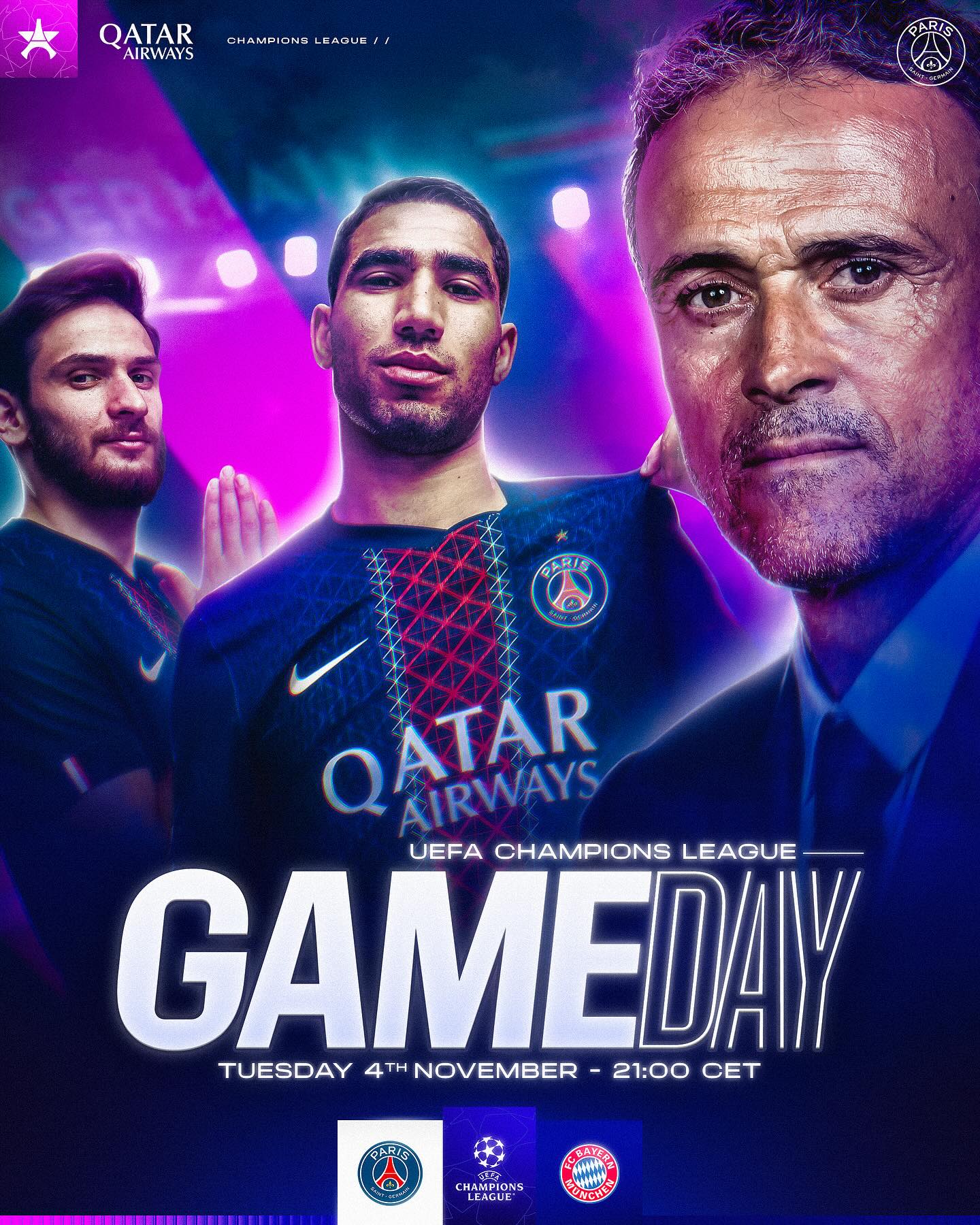 PSG vs Bayern