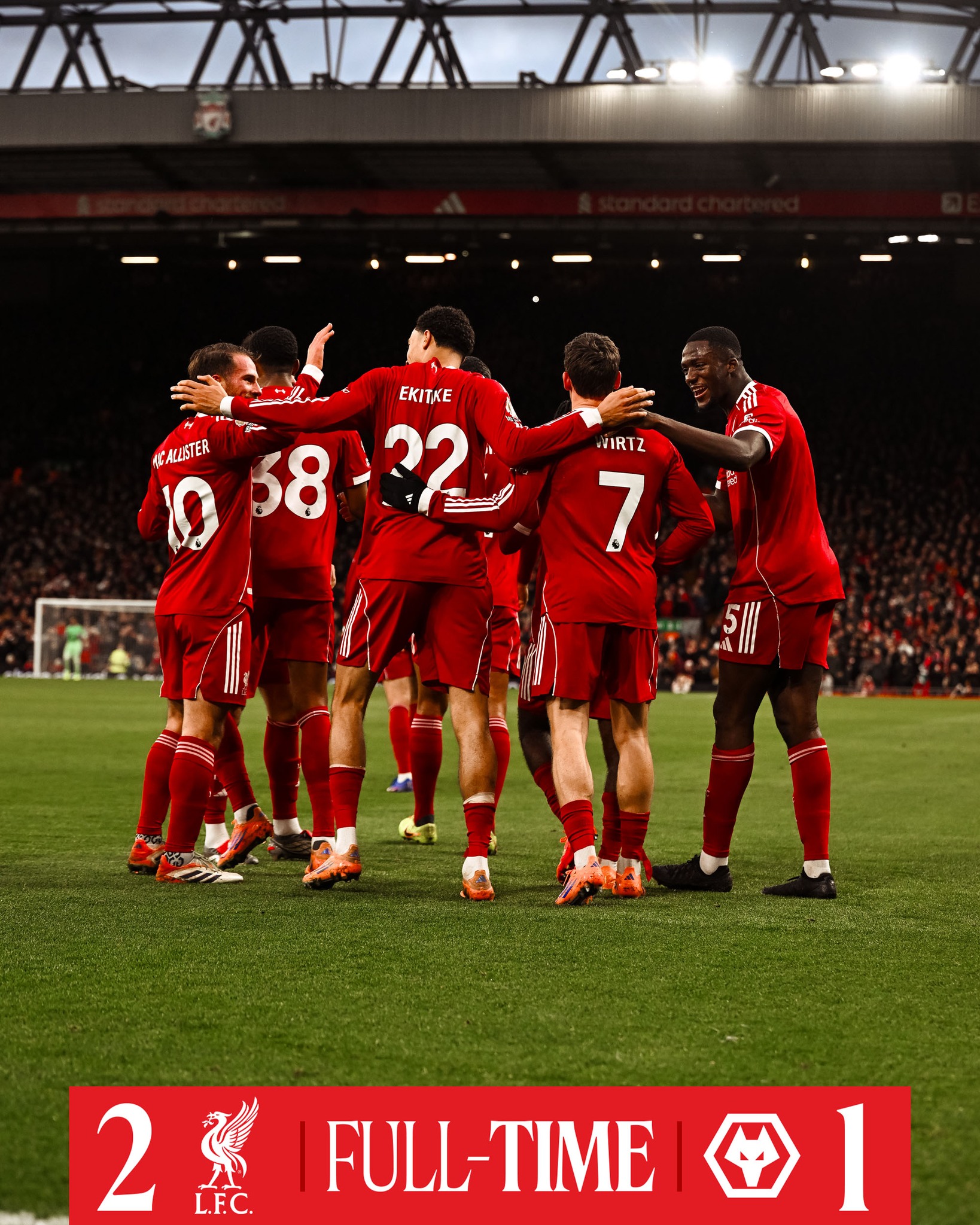 Hasil Liverpool vs Wolves