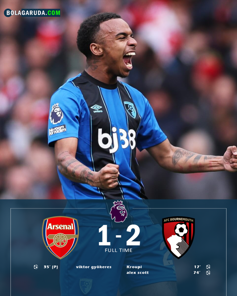 arsenal-vs-bournemouth-1-2-kekalahan-mengejutkan-yang-ancam-gelar