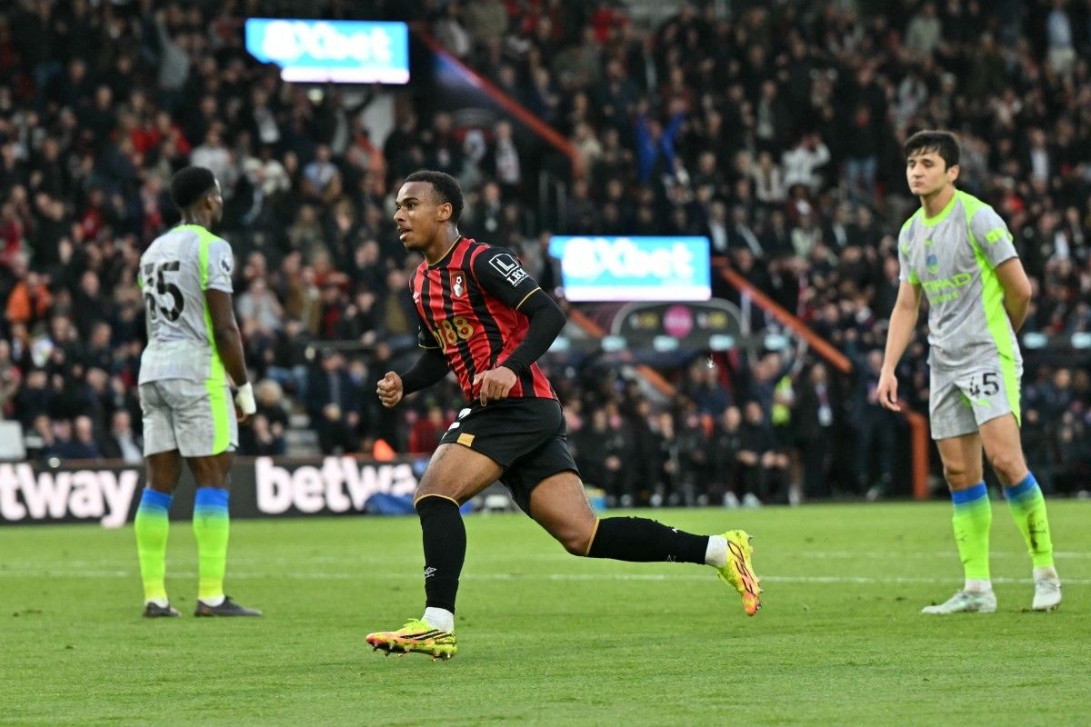 Manchester City melawan AFC Bournemouth