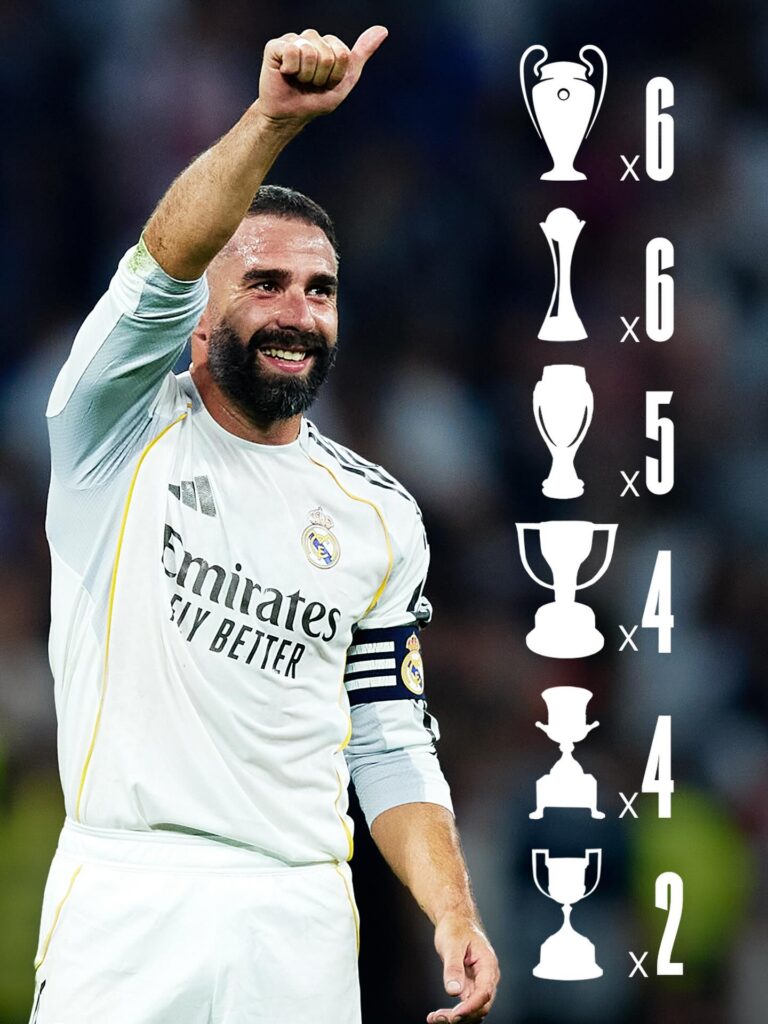 Dani Carvajal trofi